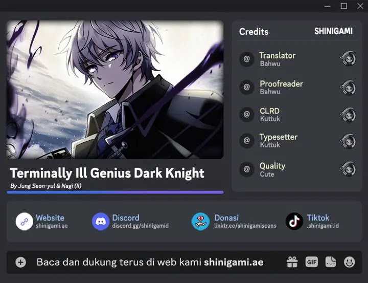 Terminally-ill Genius Dark Knight Chapter 88