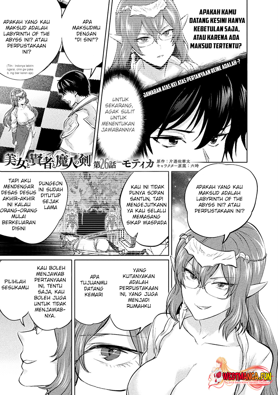 Bijo To Kenja To Majin No Ken Chapter 26