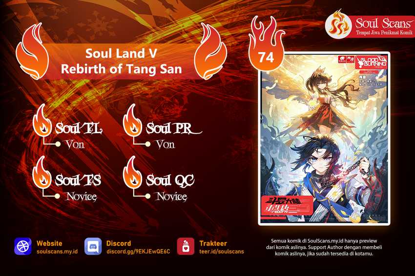 Soul Land 5 Rebirth Of Tang San Chapter 74