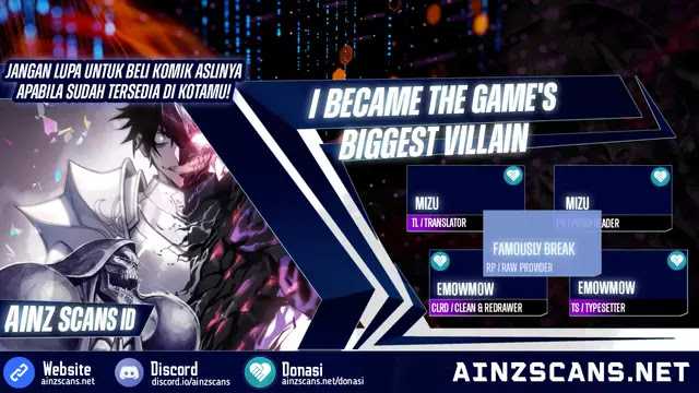 I Became The Game’s Biggest Villain Chapter 39