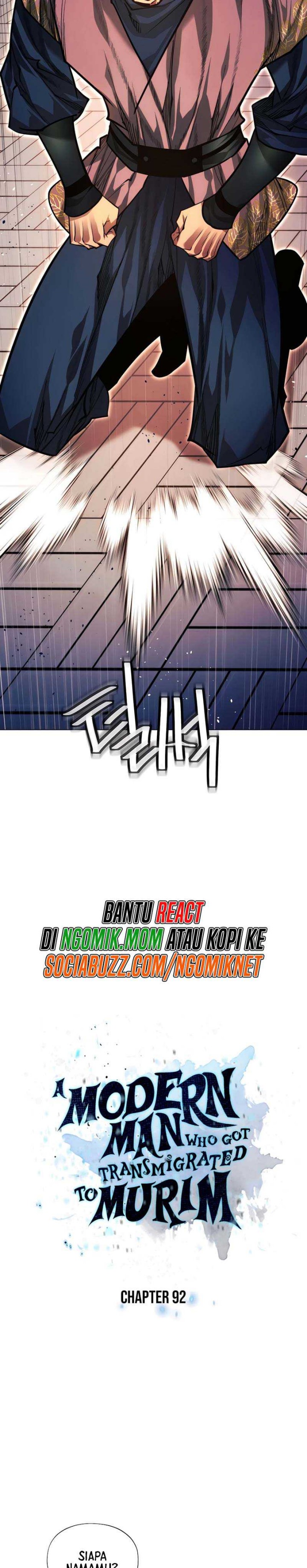 Modern Man Who Fall Into Murim Chapter 92