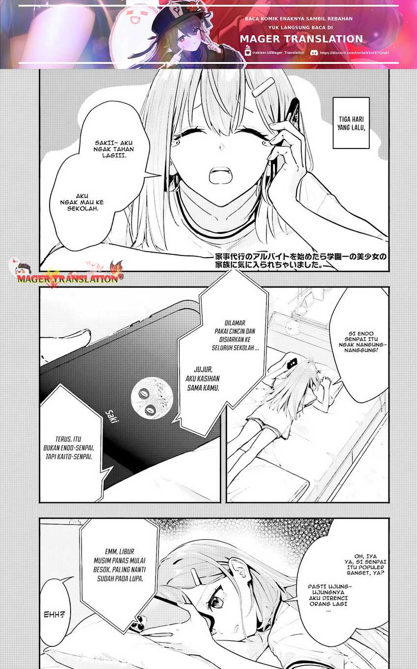 Kaji Daikou No Arubaito Wo Hajimetara Gakuen Ichi No Bishoujo No Kazoku Ni Kiniirarechaimashita Chapter 2