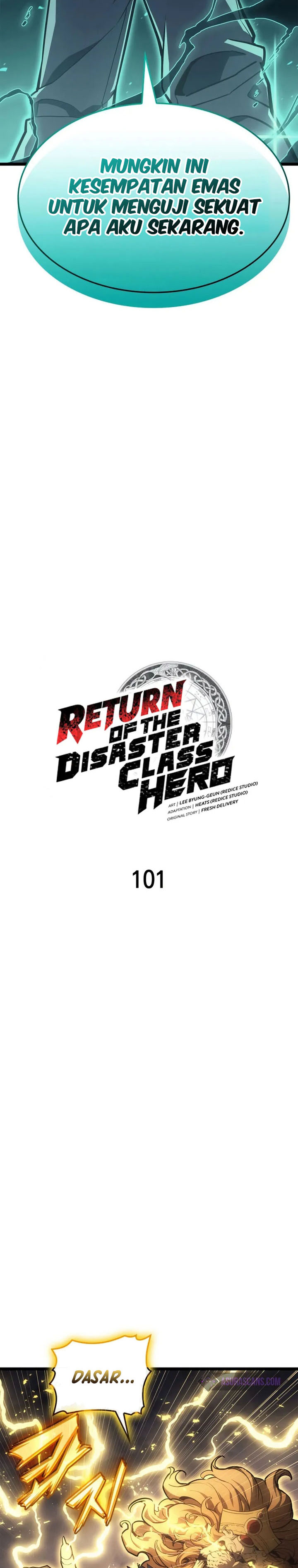 A Disaster-class Hero Has Returned Chapter 101