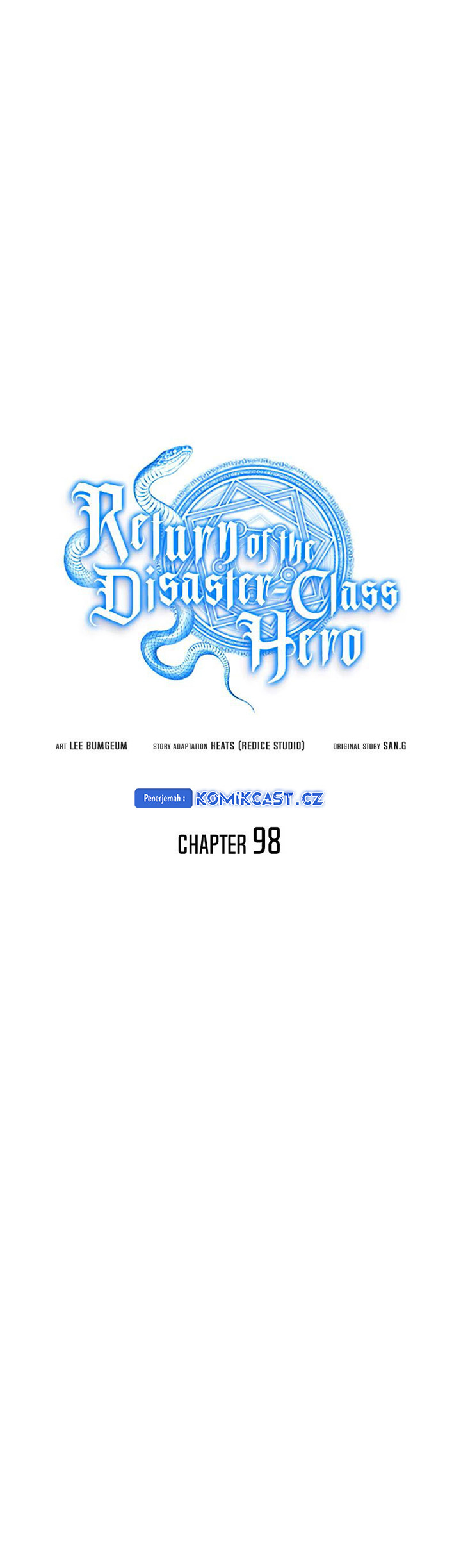 A Disaster-class Hero Has Returned Chapter 98