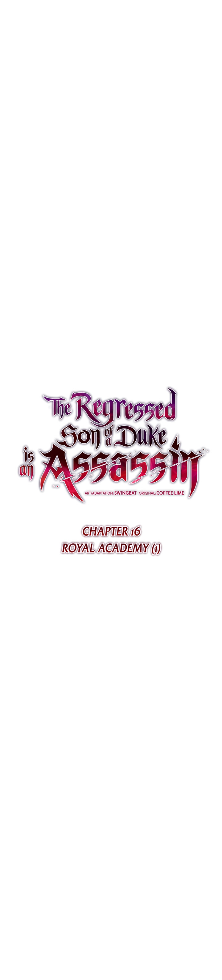 The Regressed Son Of A Duke Is An Assassin Chapter 16