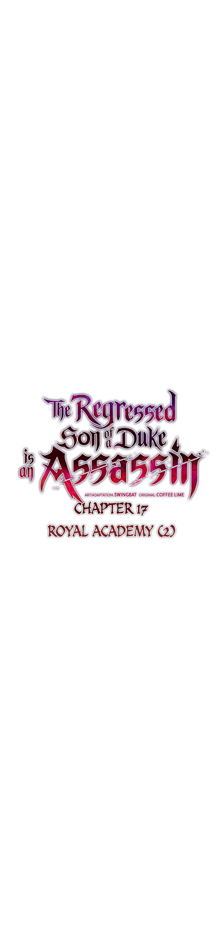 The Regressed Son Of A Duke Is An Assassin Chapter 17
