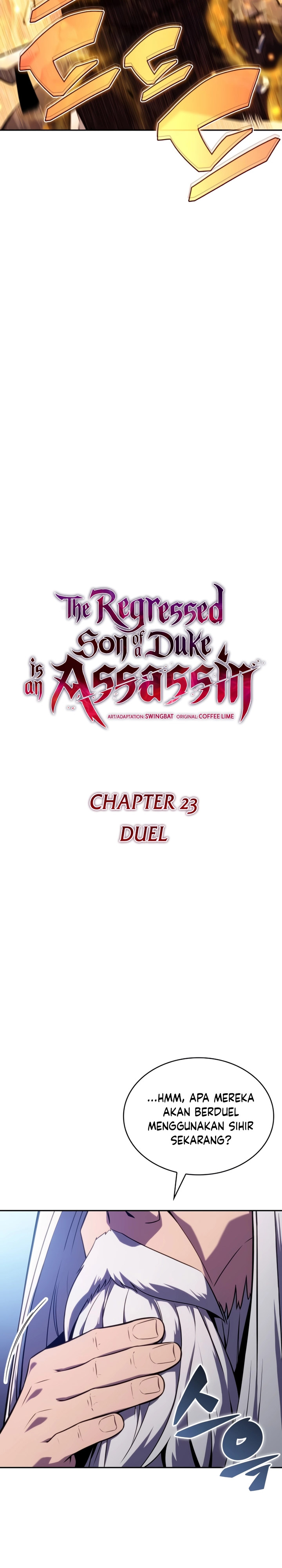 The Regressed Son Of A Duke Is An Assassin Chapter 23