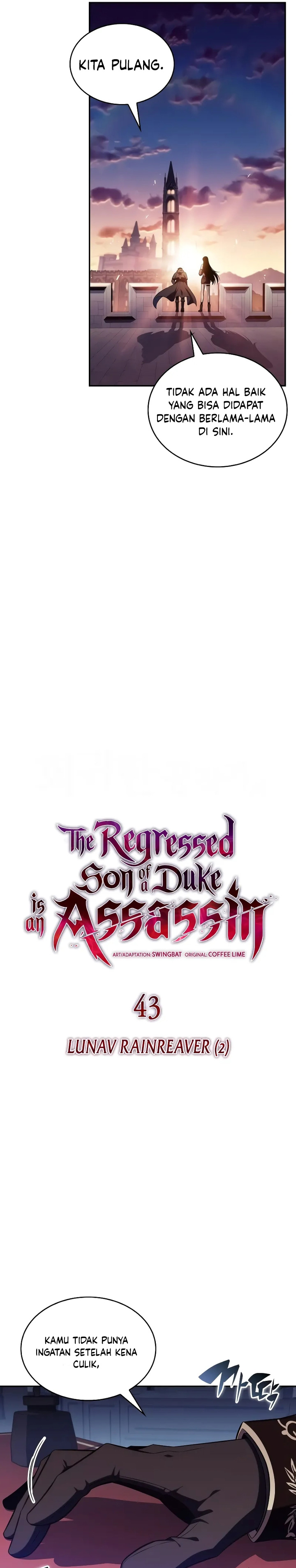 The Regressed Son Of A Duke Is An Assassin Chapter 43