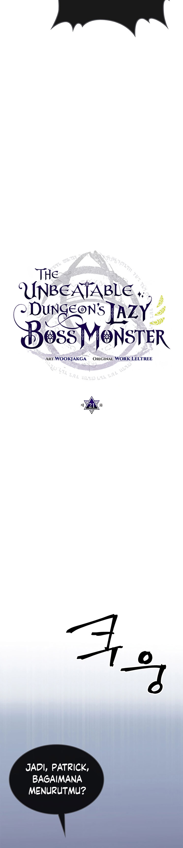 The Unbeatable Dungeon’s Lazy Boss Monster Chapter 21