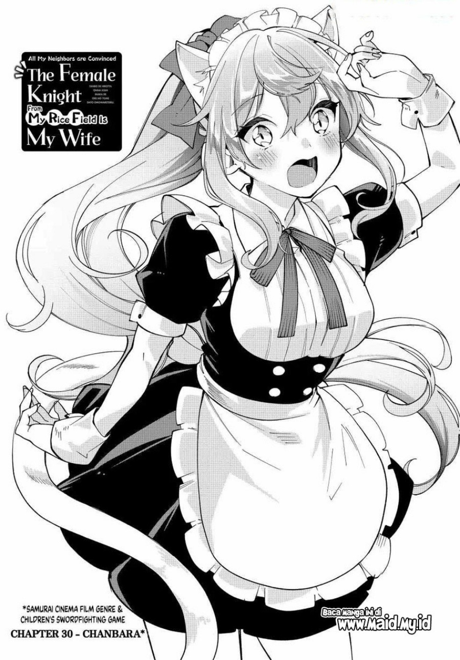 Tanbo De Hirotta Onna Kishi, Inaka De Ore No Yome Da To Omowareteiru Chapter 30