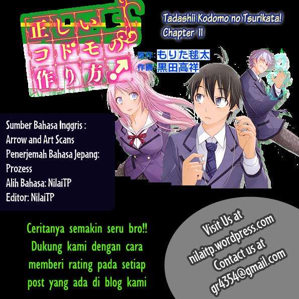 Tadashii Kodomo No Tsukurikata! Chapter 11