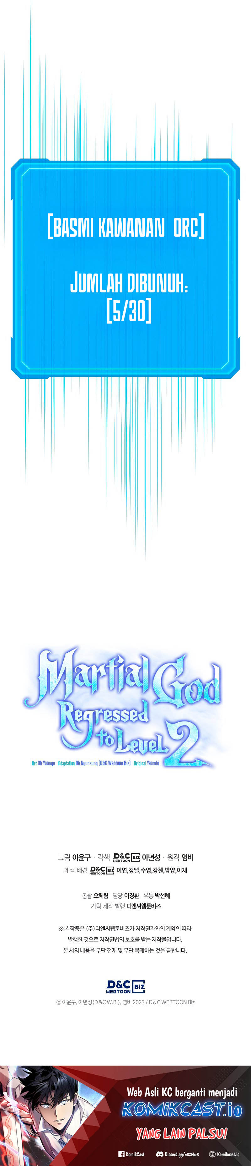 Martial God Regressed To Level 2 Chapter 3