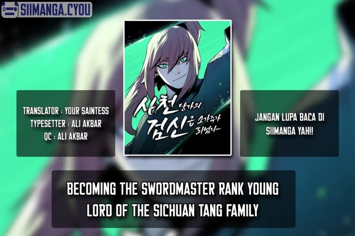 Becoming The Swordmaster Rank Young Lord Of The Sichuan Tang Family Chapter 3