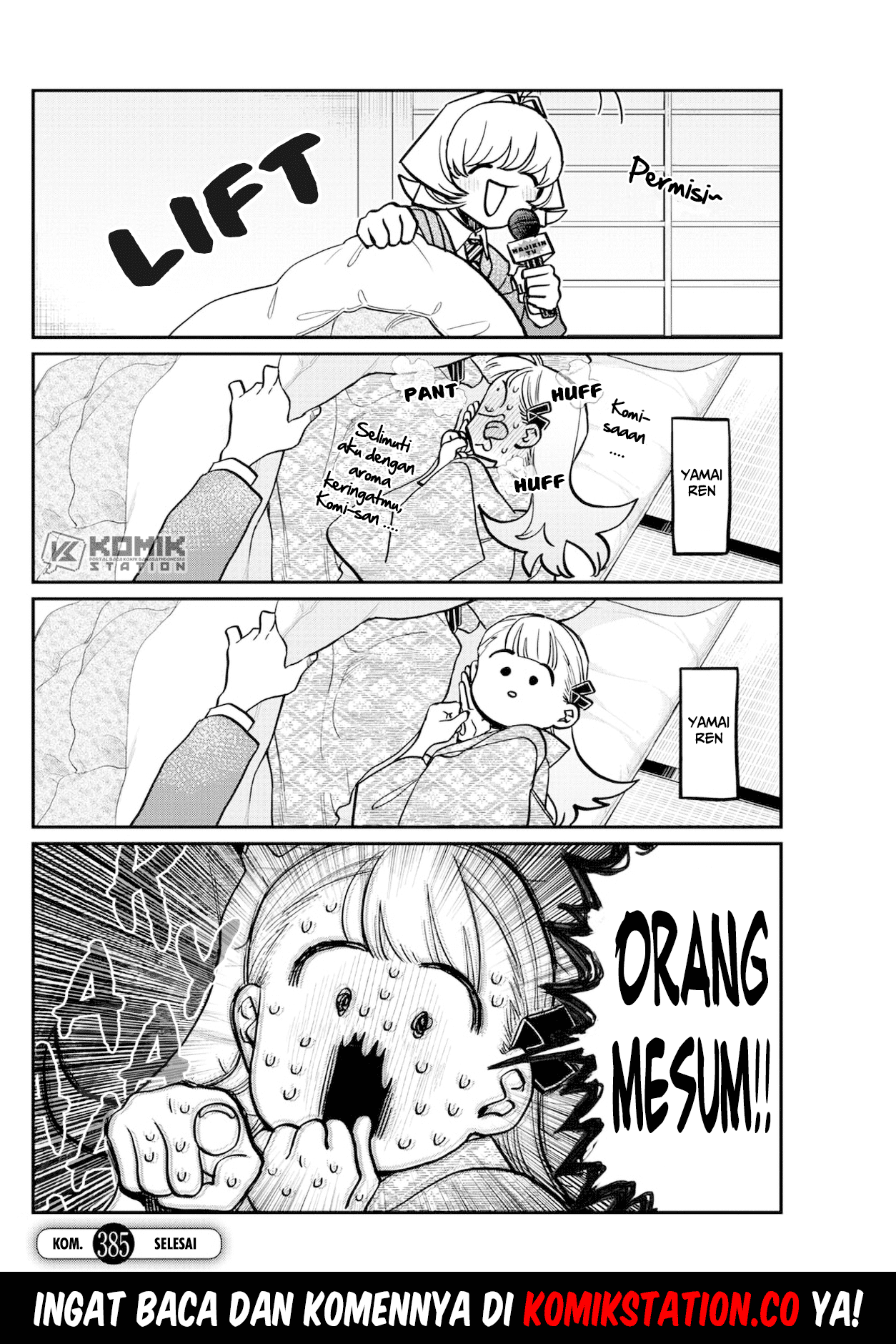 Komi-san Wa Komyushou Desu Chapter 385