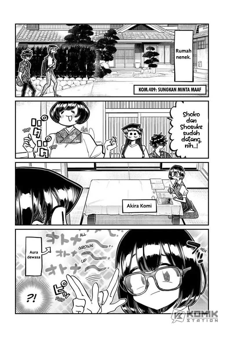 Komi-san Wa Komyushou Desu Chapter 409