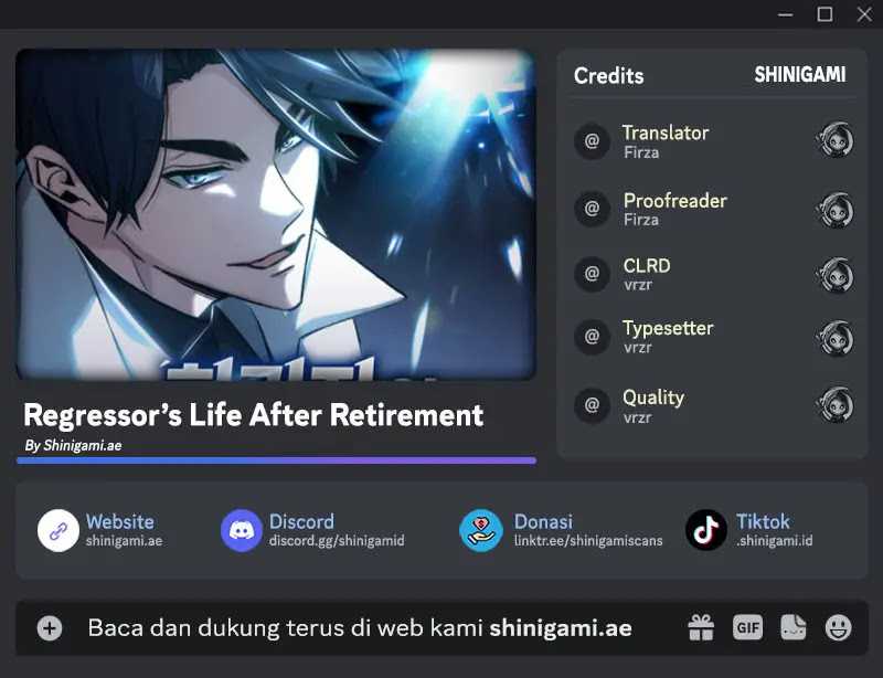 Regressor’s Life After Retirement Chapter 15