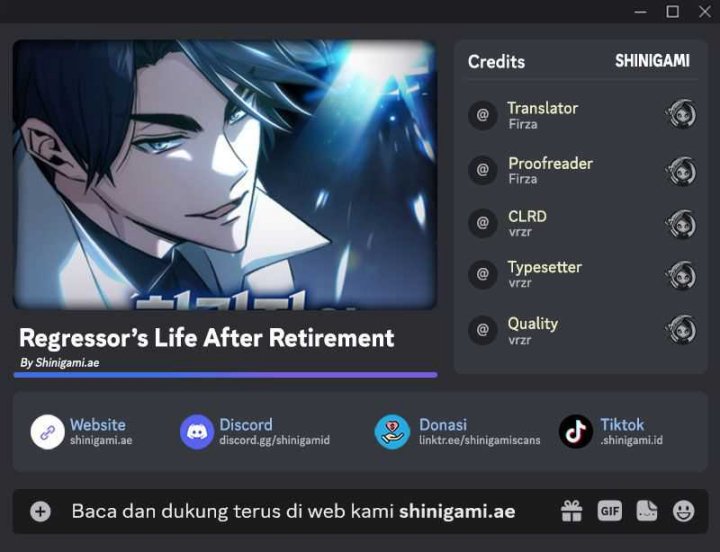 Regressor’s Life After Retirement Chapter 23