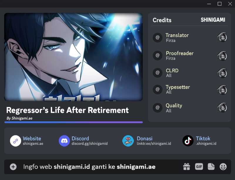 Regressor’s Life After Retirement Chapter 9