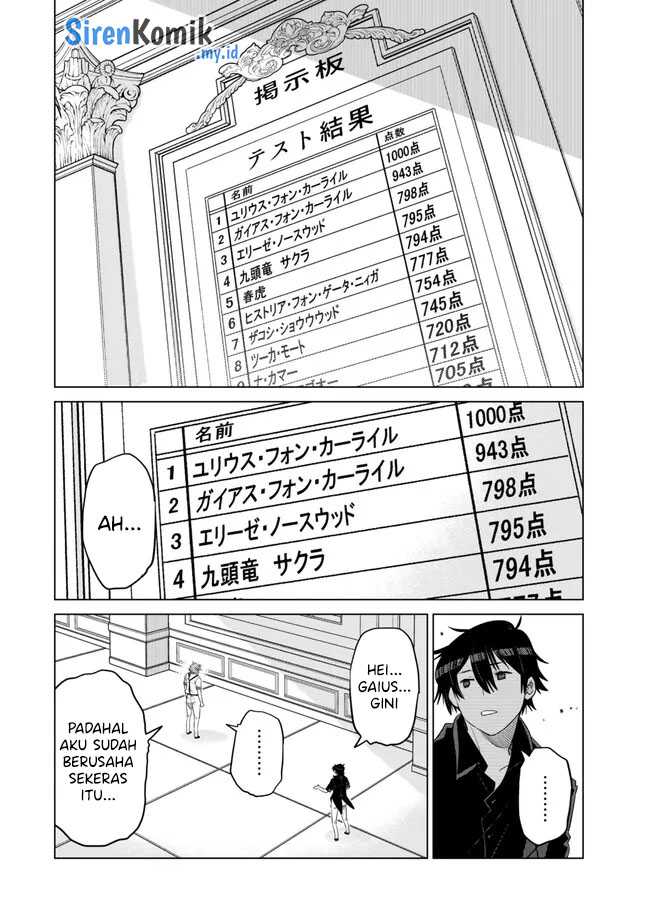 Ochikobore Datta Ani Ga Jitsuha Saikyou Shijou Saikyou No Yuusha Wa Tensei-shi, Gakuen De Mujikaku Ni Musou Suru Chapter 31