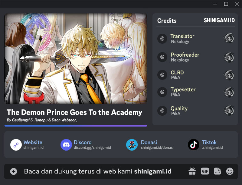 The Demon Prince Goes To The Academy Chapter 25