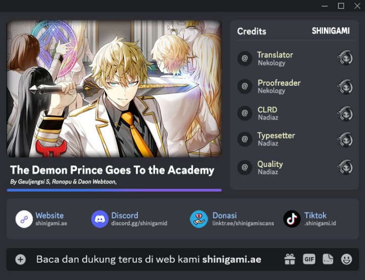 The Demon Prince Goes To The Academy Chapter 60