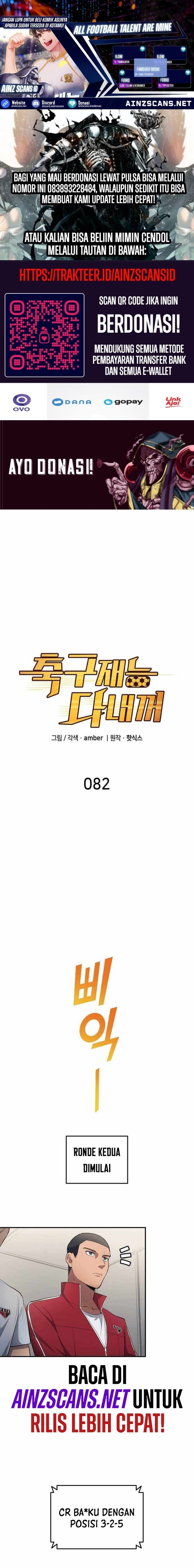 All Football Talents Are Mine Chapter 82