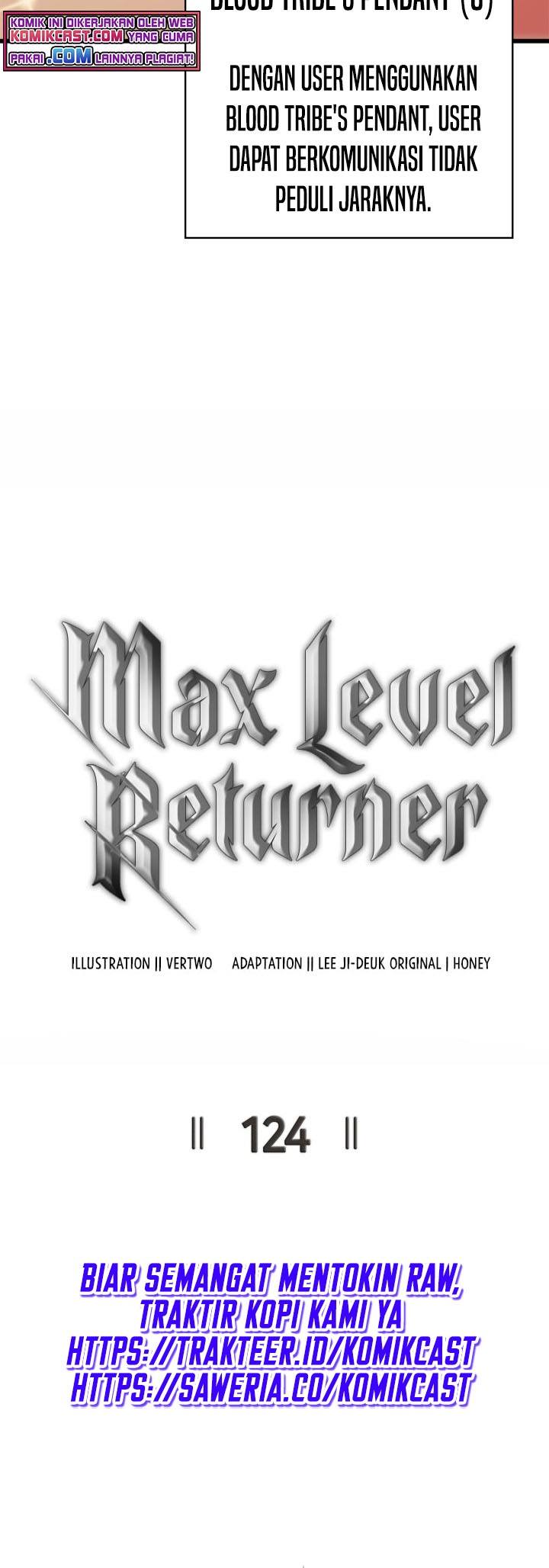 Max Level Returner Chapter 124