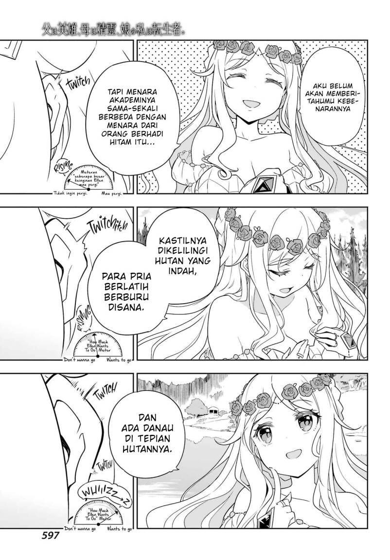 Chichi Wa Eiyuu, Haha Wa Seirei, Musume No Watashi Wa Tenseisha Chapter 40