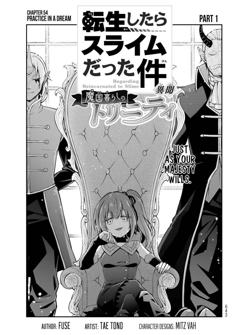 Tensei Shitara Slime Datta Ken Ibun Makoku Gurashi No Trinity Chapter 54