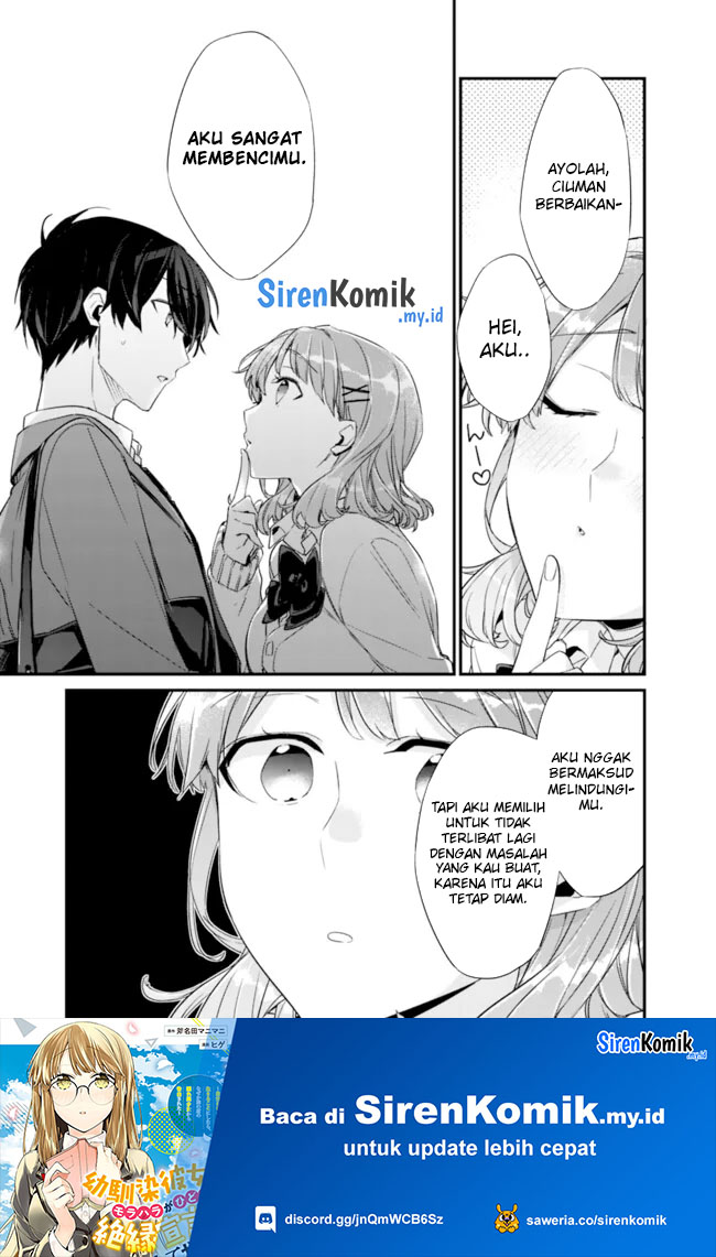 Osananajimi Kanojo No Morahara Ga Hidoin De Zetsuen Sengen Shite Yatta Chapter 21.1