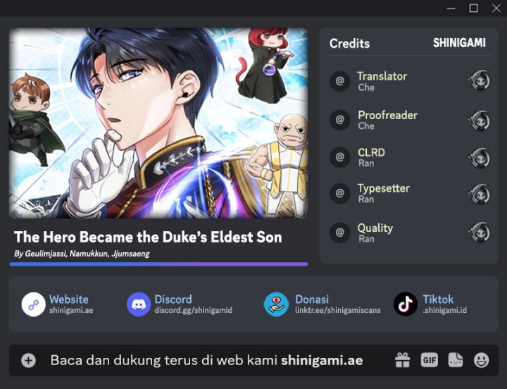 The Hero Became The Duke’s Eldest Son Chapter 42