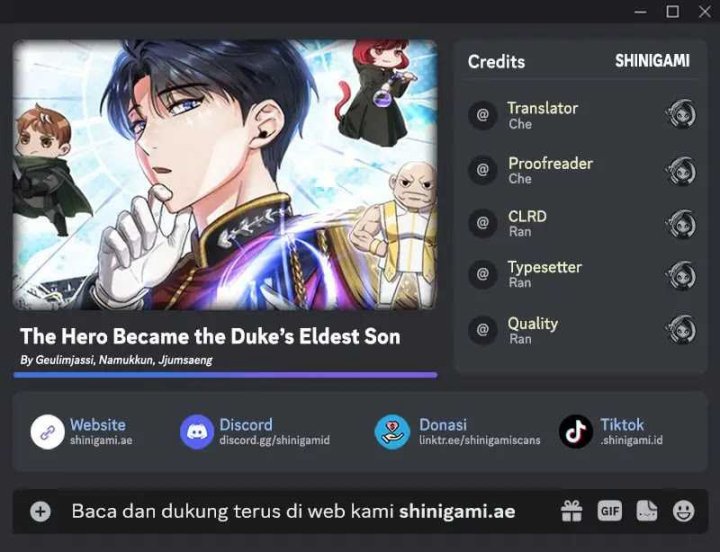 The Hero Became The Duke’s Eldest Son Chapter 64