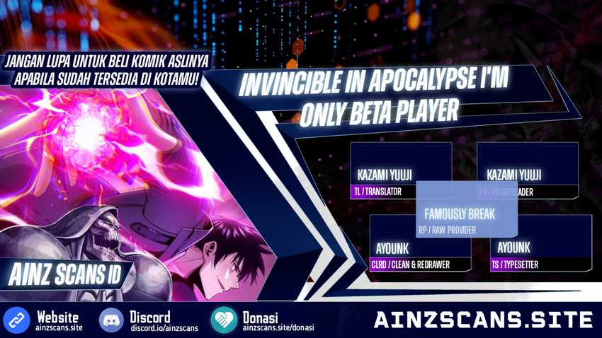Invincible In The Apocalypse I’m The Only Beta Player Chapter 3