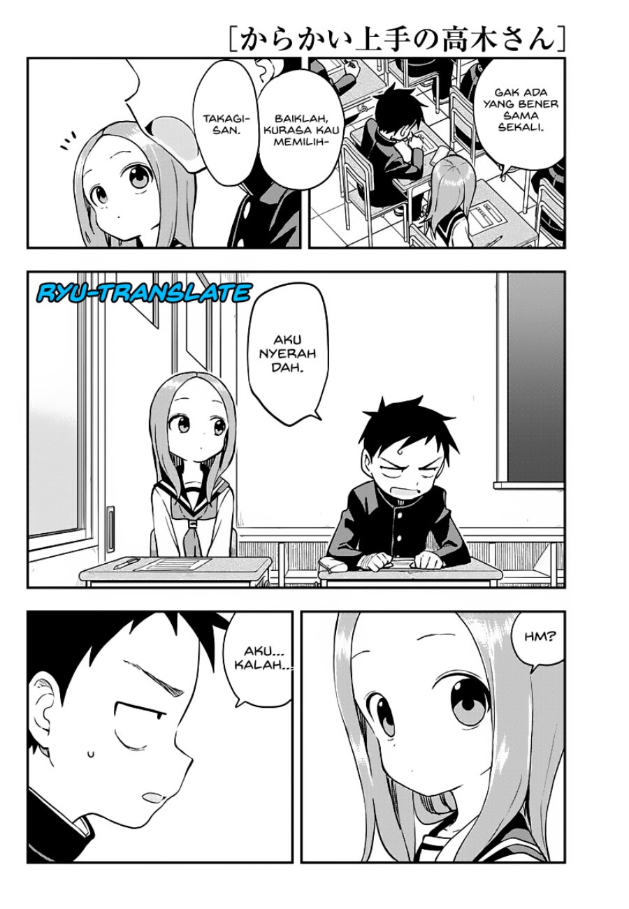 Karakai Jouzu No Takagi-san Chapter 166