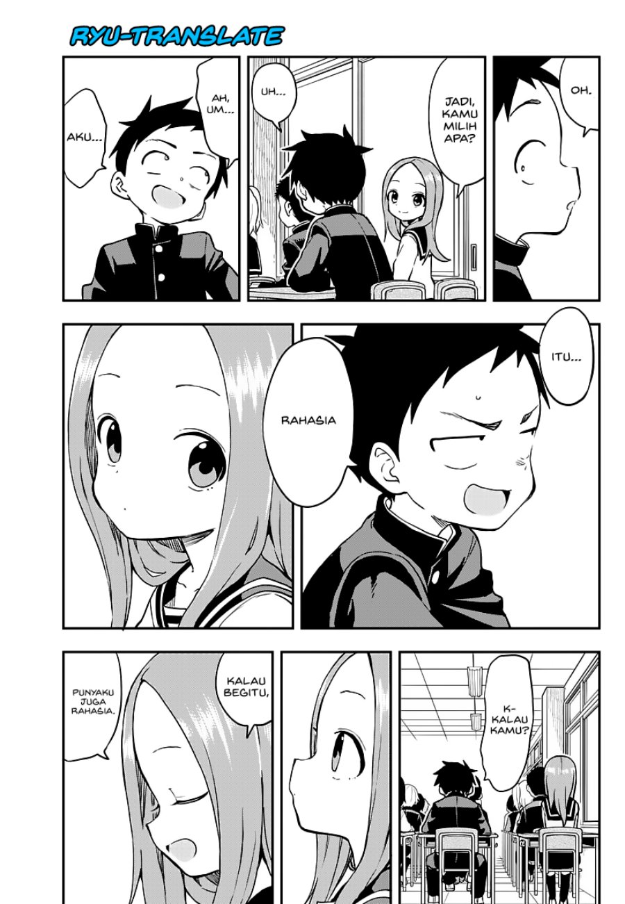 Karakai Jouzu No Takagi-san Chapter 166